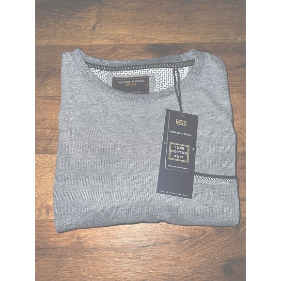 Nicklel & Iron Large Luxe Cotton Knit Men’s Short Sleeve Desire To Be Different - Picture 7 of 7